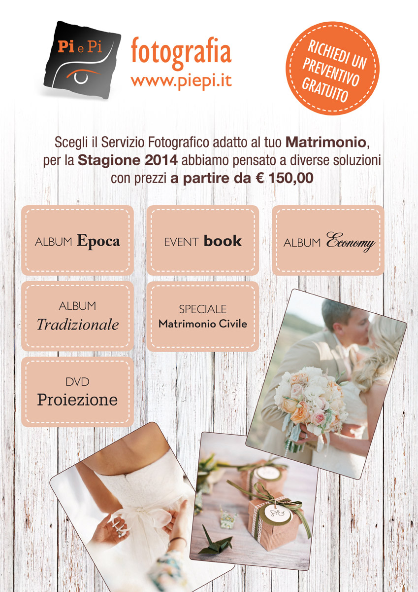 preventivo servizio fotografico matrimonio
